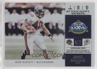 2011 Playoff Contenders - Super Bowl Tickets #12 - Mike Alstott