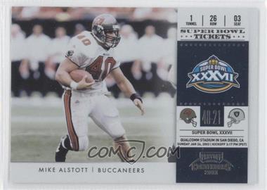 2011 Playoff Contenders - Super Bowl Tickets #12 - Mike Alstott