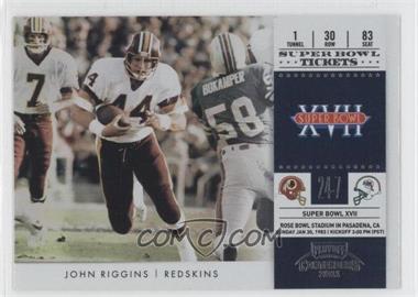 2011 Playoff Contenders - Super Bowl Tickets #20 - John Riggins