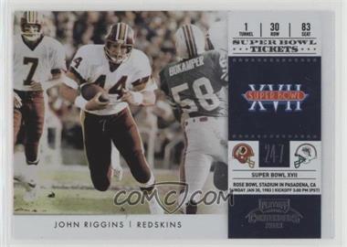 2011 Playoff Contenders - Super Bowl Tickets #20 - John Riggins