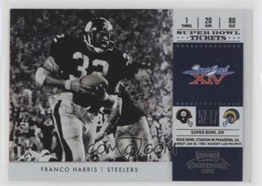 2011 Playoff Contenders - Super Bowl Tickets #21 - Franco Harris