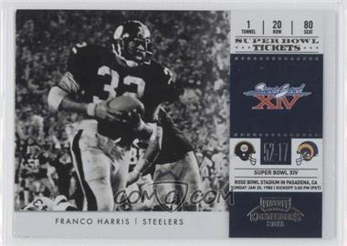 2011 Playoff Contenders - Super Bowl Tickets #21 - Franco Harris