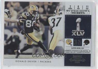 2011 Playoff Contenders - Super Bowl Tickets #3 - Donald Driver