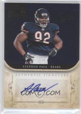 2011 Playoff National Treasures - [Base] - Century Black Signatures #287 - Rookie - Stephen Paea /25