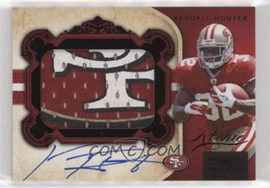 2011 Playoff National Treasures - [Base] - Century Black Signatures #322 - Rookie Patch Autographs - Kendall Hunter /25