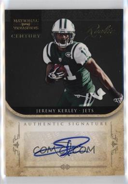 2011 Playoff National Treasures - [Base] - Century Gold Signatures #247 - Rookie - Jeremy Kerley /49