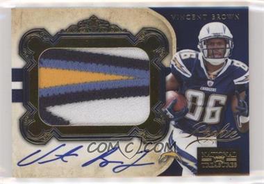 2011 Playoff National Treasures - [Base] - Century Gold Signatures #319 - Rookie Patch Autographs - Vincent Brown /49