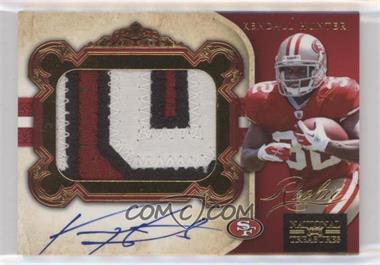 2011 Playoff National Treasures - [Base] - Century Gold Signatures #322 - Rookie Patch Autographs - Kendall Hunter /49