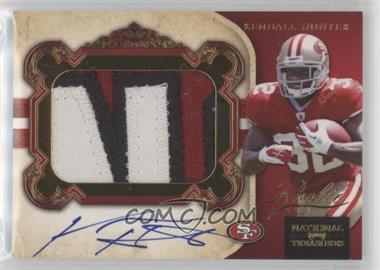 2011 Playoff National Treasures - [Base] - Century Gold Signatures #322 - Rookie Patch Autographs - Kendall Hunter /49