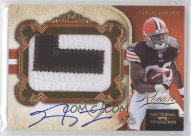 2011 Playoff National Treasures - [Base] - Century Gold Signatures #333 - Rookie Patch Autographs - Greg Little /49