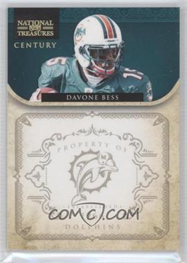 2011 Playoff National Treasures - [Base] - Century Gold #80 - Davone Bess /10