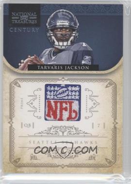 2011 Playoff National Treasures - [Base] - Century Materials NFL Shield #133 - Tarvaris Jackson /1