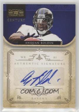 2011 Playoff National Treasures - [Base] - Century Materials Signatures #10 - Anquan Boldin /10