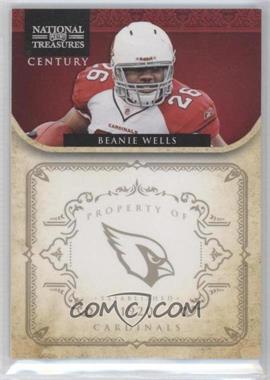 2011 Playoff National Treasures - [Base] - Century Silver #1 - Beanie Wells /25