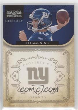 2011 Playoff National Treasures - [Base] - Century Silver #100 - Eli Manning /25