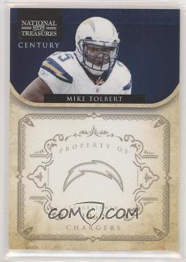 2011 Playoff National Treasures - [Base] - Century Silver #123 - Mike Tolbert /25