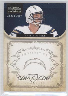 2011 Playoff National Treasures - [Base] - Century Silver #124 - Philip Rivers /25