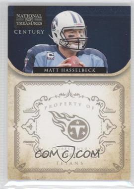 2011 Playoff National Treasures - [Base] - Century Silver #145 - Matt Hasselbeck /25