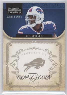 2011 Playoff National Treasures - [Base] - Century Silver #15 - C.J. Spiller /25