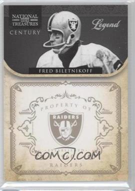 2011 Playoff National Treasures - [Base] - Century Silver #158 - Legend - Fred Biletnikoff /25