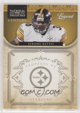 2011 Playoff National Treasures - [Base] - Century Silver #165 - Legend - Jerome Bettis /25