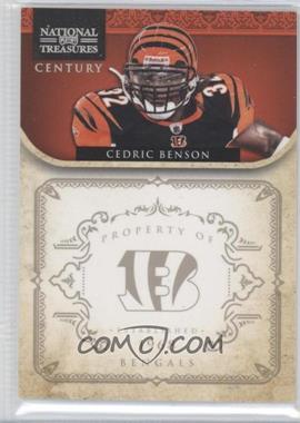 2011 Playoff National Treasures - [Base] - Century Silver #30 - Cedric Benson /25