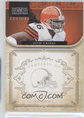 2011 Playoff National Treasures - [Base] - Century Silver #35 - Josh Cribbs /25