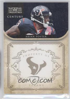 2011 Playoff National Treasures - [Base] - Century Silver #59 - Arian Foster /25