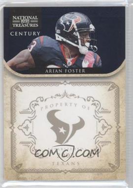 2011 Playoff National Treasures - [Base] - Century Silver #59 - Arian Foster /25