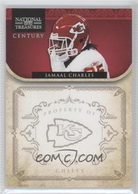 2011 Playoff National Treasures - [Base] - Century Silver #74 - Jamaal Charles /25