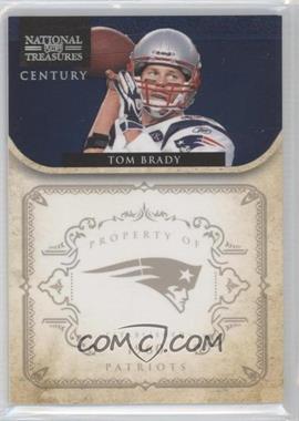 2011 Playoff National Treasures - [Base] - Century Silver #91 - Tom Brady /25