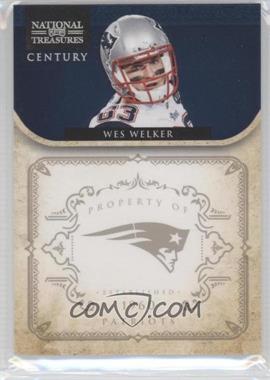 2011 Playoff National Treasures - [Base] - Century Silver #92 - Wes Welker /25