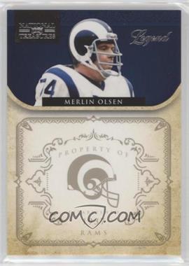 2011 Playoff National Treasures - [Base] #178 - Legend - Merlin Olsen /99