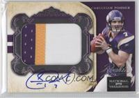 Rookie Patch Autographs - Christian Ponder #/99