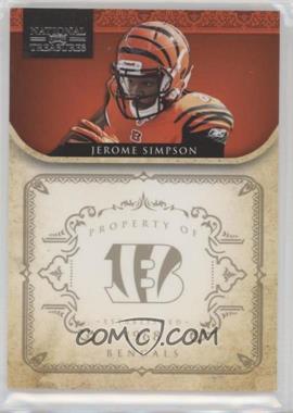 2011 Playoff National Treasures - [Base] #32 - Jerome Simpson /99