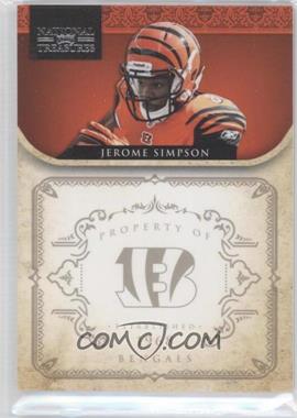 2011 Playoff National Treasures - [Base] #32 - Jerome Simpson /99