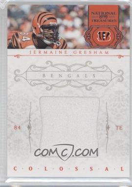 2011 Playoff National Treasures - Colossal Materials #12 - Jermaine Gresham /85