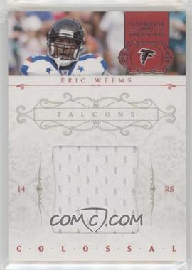 2011 Playoff National Treasures - Colossal Materials #46 - Eric Weems /99