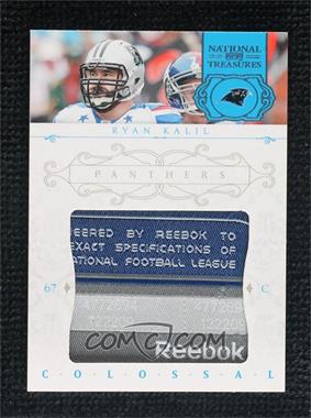 2011 Playoff National Treasures - Colossal Pro Bowl Prime Jumbo Materials - Laundry Tag #42 - Ryan Kalil /2