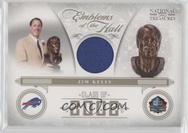 2011 Playoff National Treasures - Emblems of the Hall - Materials #29 - Jim Kelly /99