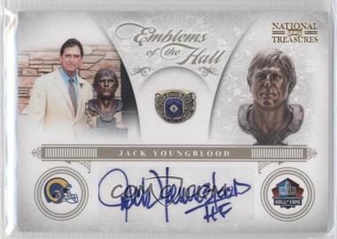 2011 Playoff National Treasures - Emblems of the Hall - Signatures #21 - Jack Youngblood /38