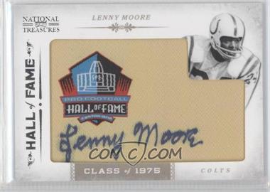 2011 Playoff National Treasures - Embroidered Hall of Fame Patches #22 - Lenny Moore /30
