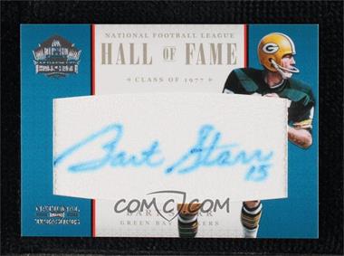2011 Playoff National Treasures - Hall of Fame Leather #2 - Bart Starr /50