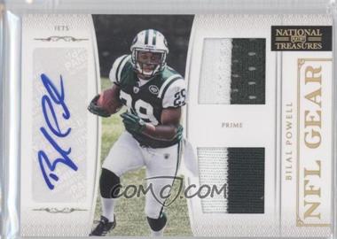 2011 Playoff National Treasures - NFL Gear - Combos Prime Signatures #5 - Bilal Powell /25