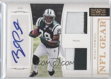 2011 Playoff National Treasures - NFL Gear - Combos Prime Signatures #5 - Bilal Powell /25