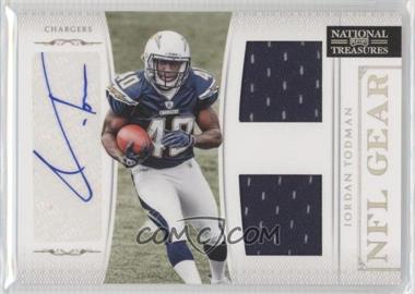 2011 Playoff National Treasures - NFL Gear - Combos Signatures #19 - Jordan Todman /49