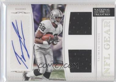 2011 Playoff National Treasures - NFL Gear - Combos Signatures #32 - Taiwan Jones /49