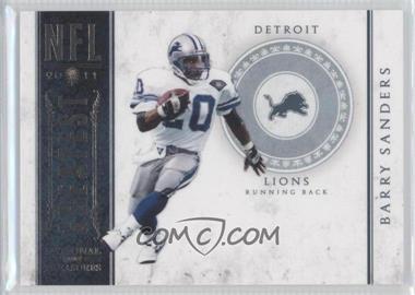 2011 Playoff National Treasures - NFL Greatest #7 - Barry Sanders /99