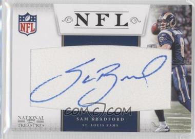 2011 Playoff National Treasures - NFL Leather #21 - Sam Bradford /22