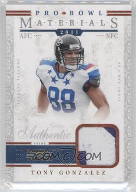 2011 Playoff National Treasures - Pro Bowl Materials - Prime #7 - Tony Gonzalez /49